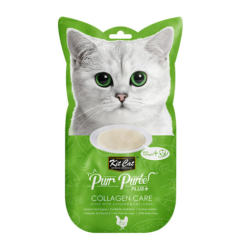 Kit Cat Purr Puree Plus+ Chicken & Collagen Care (4598858580021)