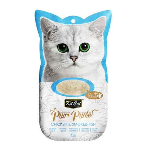 Kit Cat Purr Puree Chicken & Smoked Fish (4598413361205)