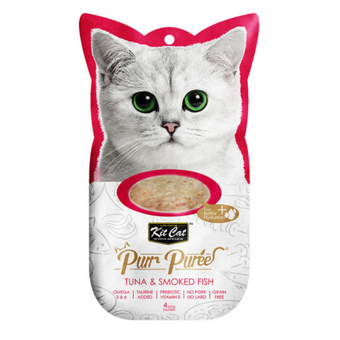 Kit Cat Purr Puree Tuna & Smoked Fish (4598414606389)