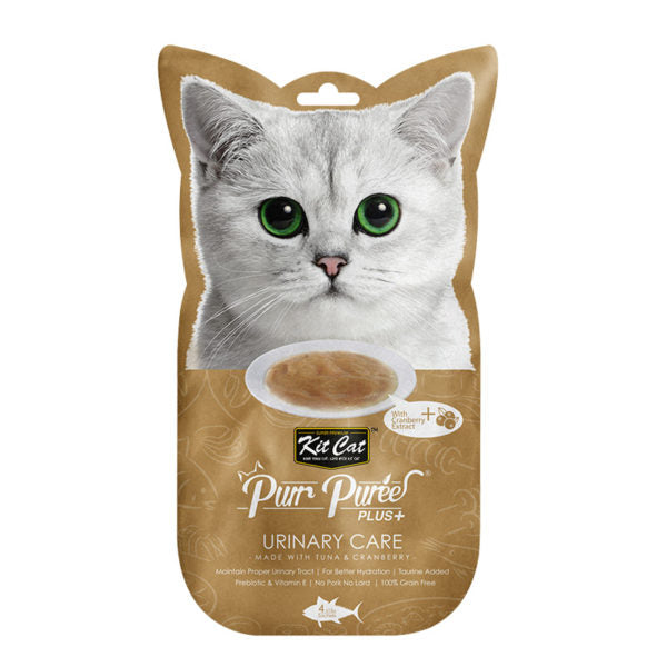 Kit Cat Purr Puree Plus+ Tuna & Cranberry (Urinary Care) (4598431416373)