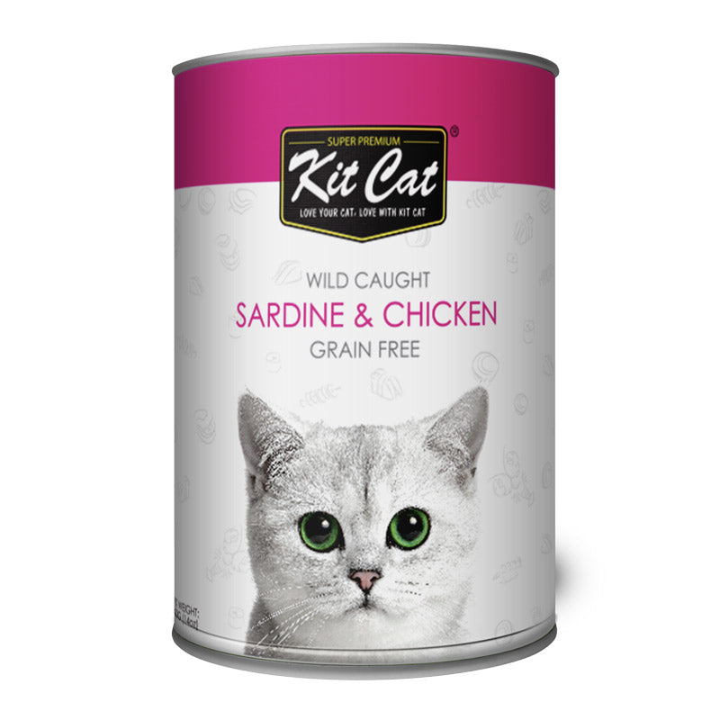 Kit Cat Wild Caught Sardine & Chicken (400g) (4597820915765)