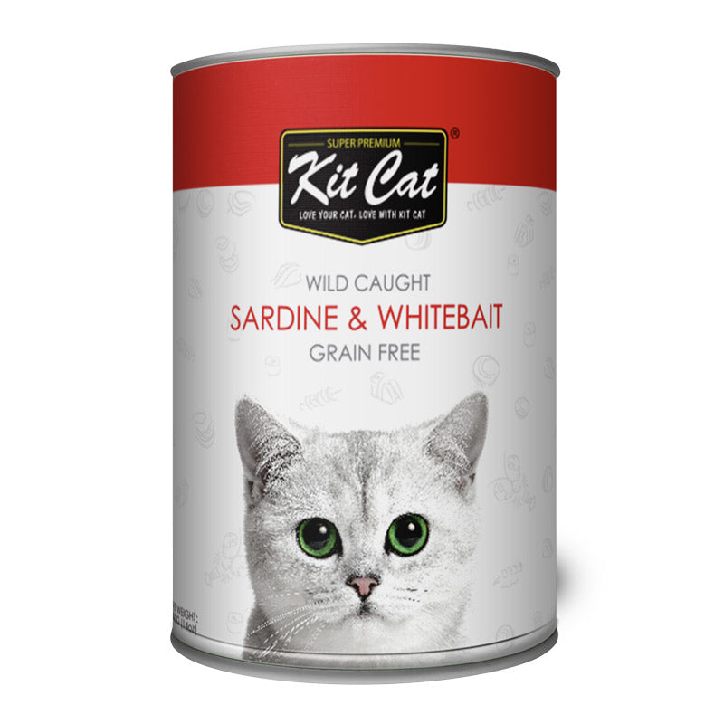 Kit Cat Wild Caught Sardine & WhiteBait (400g) (4597821145141)