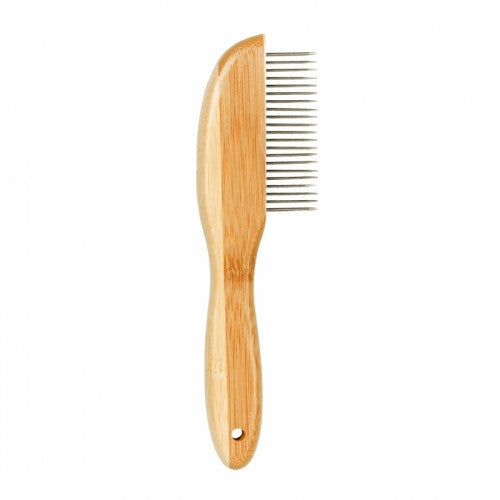 DUVO BAMBOO DETANGLE COMB WITH 21 PINS