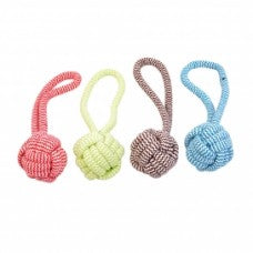 DUVO SCOOBY ROPE DUMMY BALL 7.6x18cM