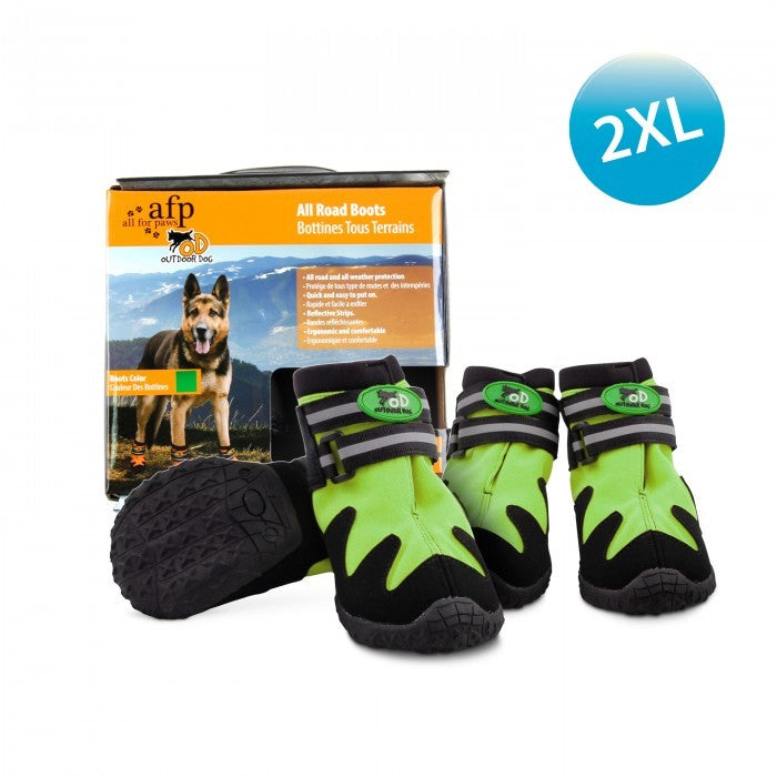 OUTDOOR DOG SHOES - GREEN / 2XL (4603456159797)