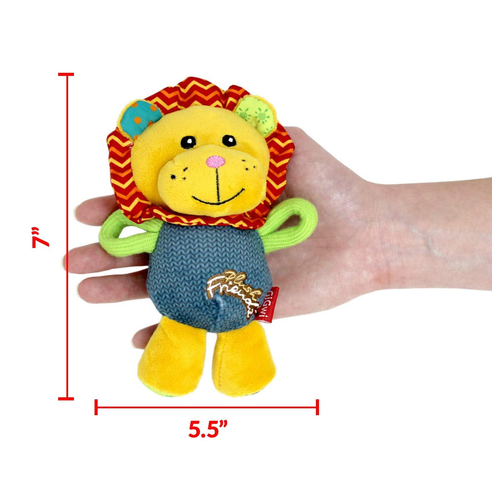 *Gigwi Plush Friendz Dog Toy – Lion