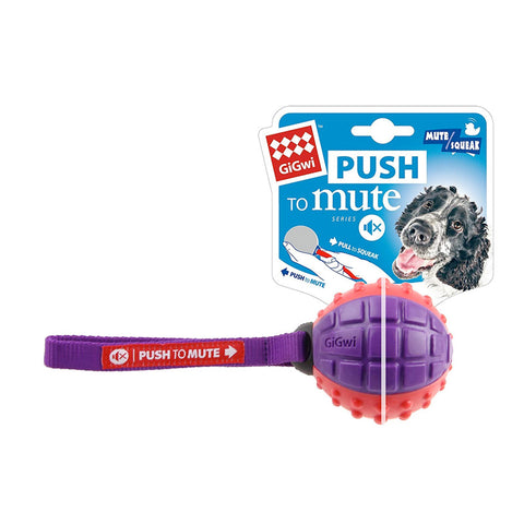 Push To Mute Regular Ball Solid Red/Purple