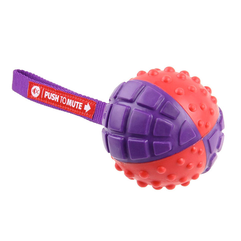 Push To Mute Regular Ball Solid Red/Purple