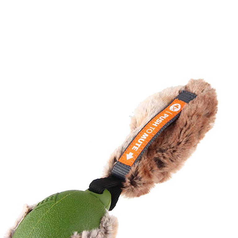 *Push To Mute Duck with Plush Tail