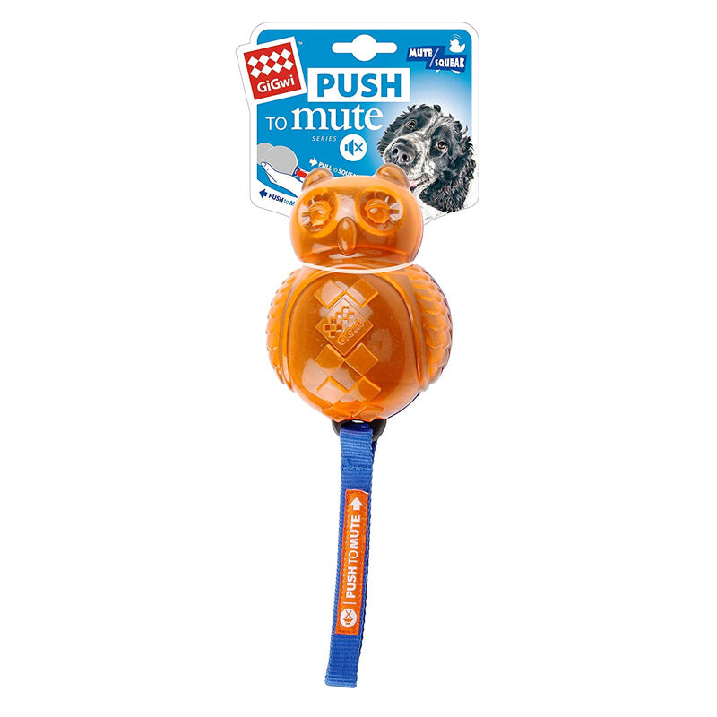 Push to Mute OWL Blue/Orange Solid/Transparent