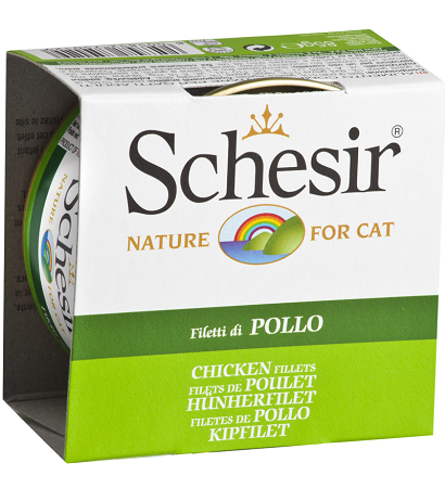 SCHESIR CAT CAN JELLY CHICKEN FILLET (85g)