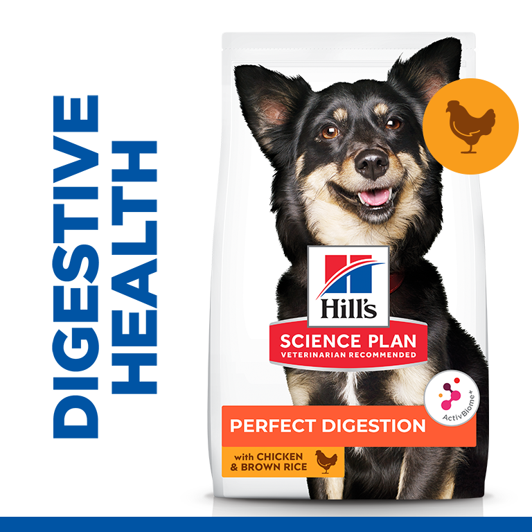 Hill’s Science Plan Perfect Digestion Small & Mini Adult 1+ Dog Food With Chicken & Brown Rice 1.5kg