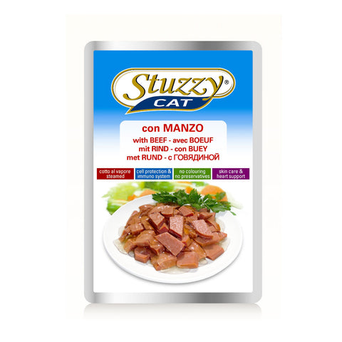 STUZZY CAT POUCH BEEF (100g) (4599491264565)