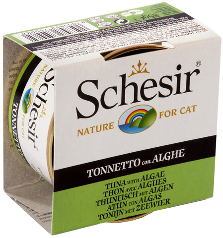 SCHESIR CAT CAN JELLY TUNA/ALGAE (85g) (4599459971125)