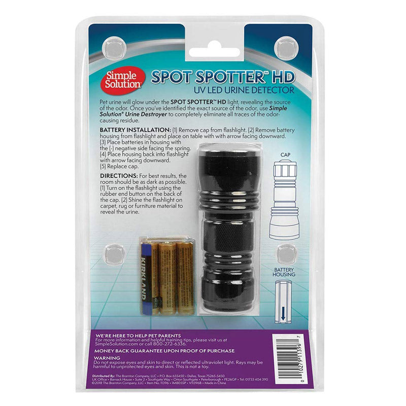 Simple Solution Spot Spotter HD UV Pet Urine Detector (4609152122933)