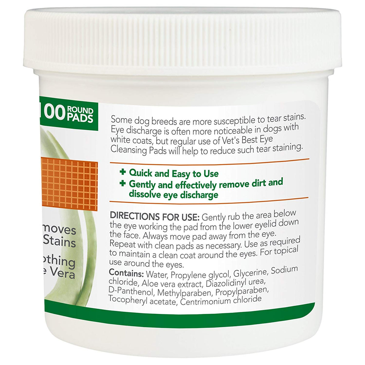 *Vet’s Best Clean Eye Round Pads