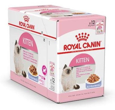 *FELINE HEALTH NUTRITION KITTEN JELLY (WET FOOD) - POUCHE