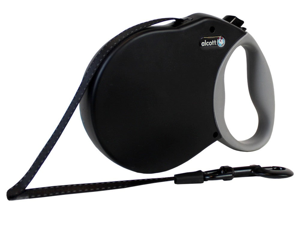 *EXPEDITION RETRACTABLE LEASH - LARGE - BLACK (7.5m)