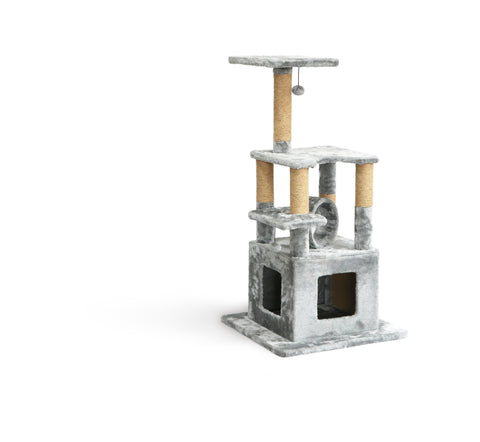 NP DESIGN CAT TREE GREY MEDIUM