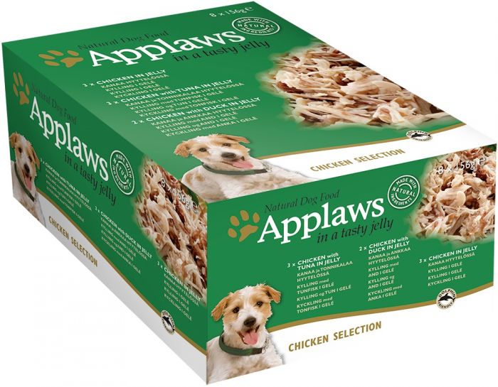 Applaws Dog Chicken Jelly Multipack -Tin (4631749460021)