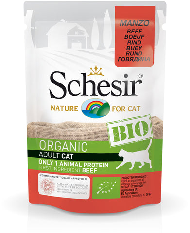 Schesir BIO Beef For Dog (85g) (4600665309237)