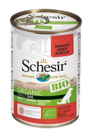 Schesir BIO Beef For Dog (400g) (4600660295733)