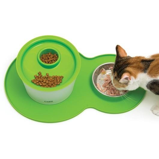 CAT IT PEANUT PLACEMAT GREEN - MEDIUM (4611963256885)