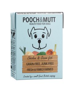 Pooch & Mutt Chicken & Ocean Fish Dog Wet Food (375g) (4597574959157)