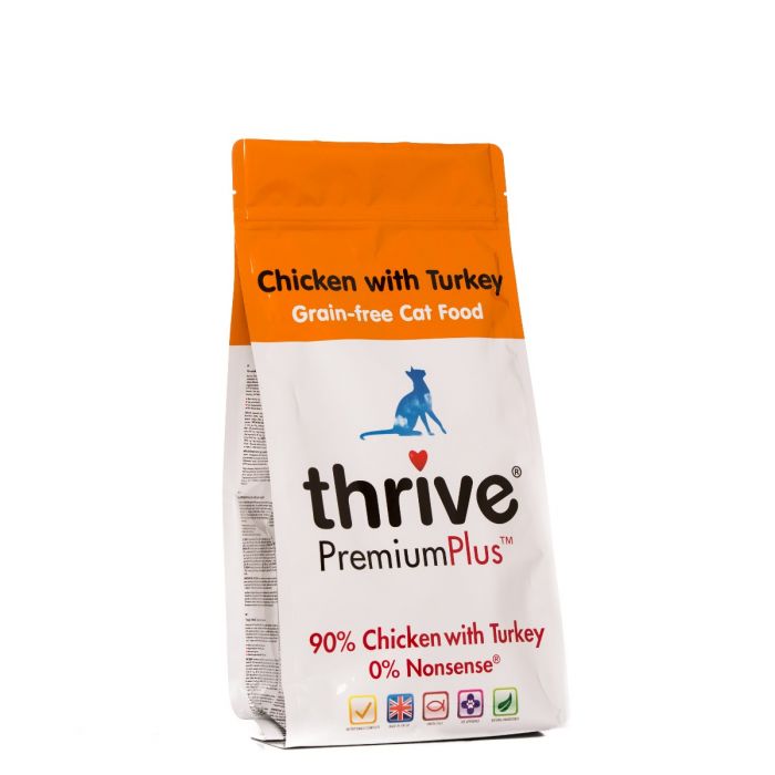 Thrive Cat Chicken with Turkey Dry Food (1.5 KG) (4596015169589)