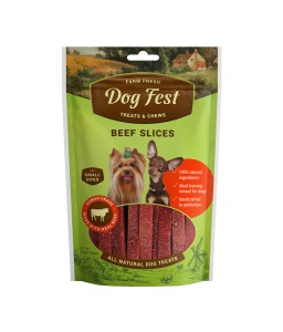 Dog Fest Beef Slices For Mini-Dogs - 55g (1.94oz)