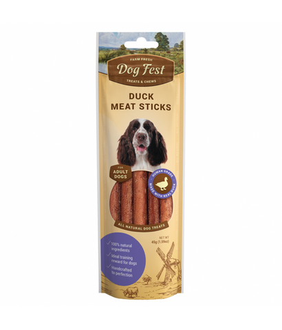 Dog Fest Duck Meat Sticks For Adult Dogs - 45g (1.59oz)