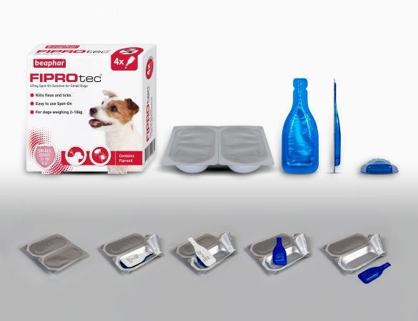 FIPROTEC FOR SMALL DOG - 4 PIPETTES (4589678395445)