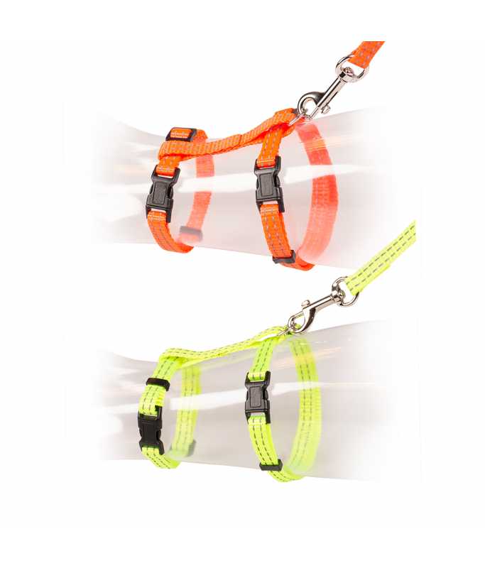 *Duvo+ Big Cat Walking Set Reflective Uni 30-50cm / 12Mm - 125cm