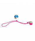 *Duvo Knotted Cotton Pendulum & 1Knot & Tennis Ball Grey/Pink 60cm