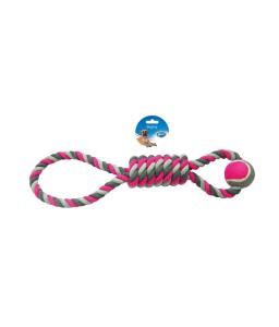 Knotted Cotton Pendulum Tennis Ball