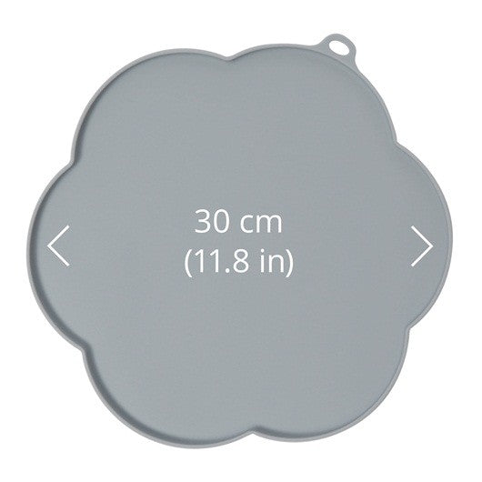 CAT IT FLOWER PLACEMAT GREY - MEDIUM (4611964534837)