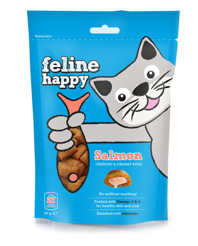 Feline Happy Cat Treats Salmon (60g)