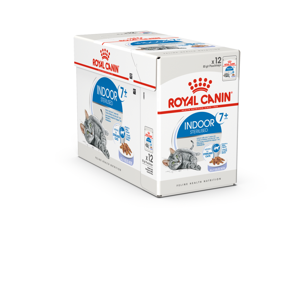 FELINE HEALTH NUTRITION INDOOR 7+ JELLY (WET FOOD - POUCHES) (4599643373621)