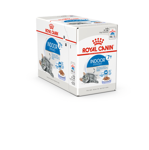 FELINE HEALTH NUTRITION INDOOR 7+ JELLY (WET FOOD - POUCHES) (4599643373621)