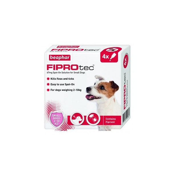 FIPROTEC FOR SMALL DOG - 4 PIPETTES (4589678395445)