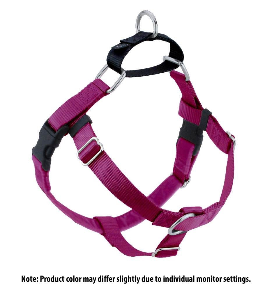 FREEDOM NO-PULL HARNESS AND LEASH - RASPBERRY / 5/8"