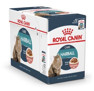 FELINE CARE NUTRITION HAIRBALL GRAVY (WET FOOD) - 12 POUCHES