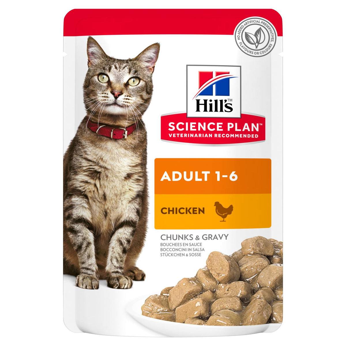 Science Plan Adult Wet Cat Food Chicken Pouch (4631636541493)