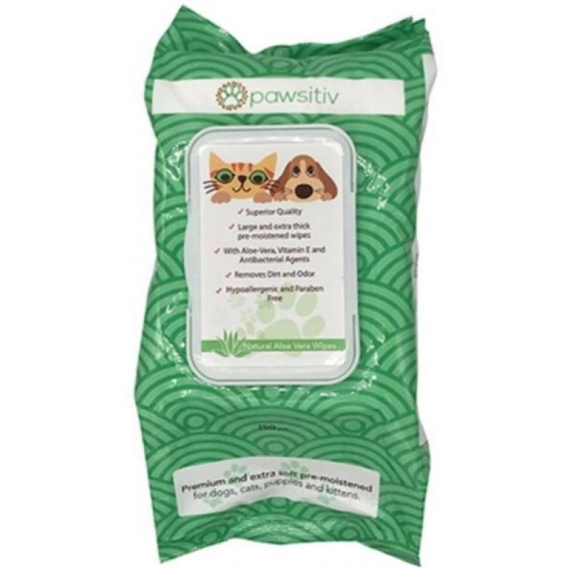 *PAWSITIV PET WIPES FOR CATS AND DOGS (150 WET WIPES)