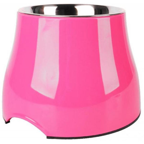 ELEVATED BOWL FOR DOGS - DARK PINK