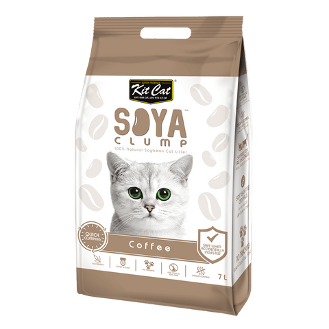Kit Cat Soya Clump Soybean Litter – Coffee 7L (4601199722549)