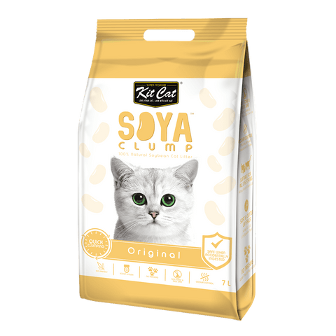 Kit Cat Soya Clump Soybean Litter – Original 7L (4601206374453)
