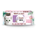 Kit Cat 5-in-1 Cat Wipes LAVENDER Scented (4608198541365)