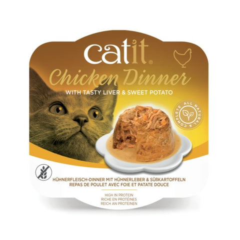 CATIT CHICKEN DINNER, LIVER & SWEET POTATO 80 G
