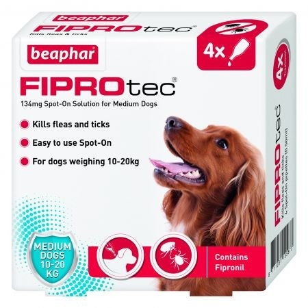 FIPROTEC FOR MEDIUM DOG - 4 PIPETTES (4589678002229)